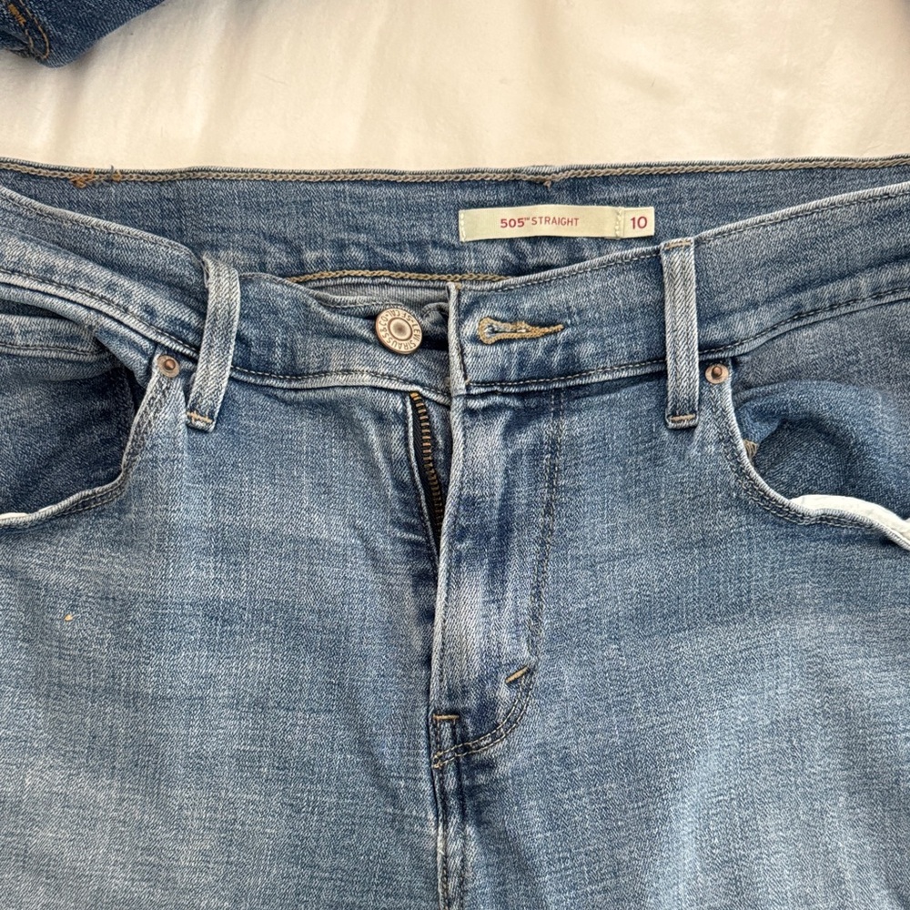 505 Straight Blue Jeans